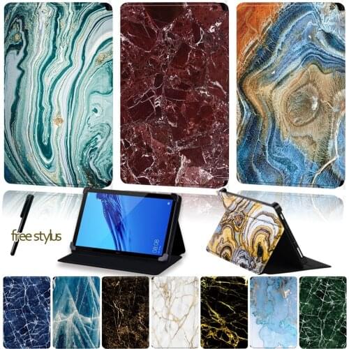 Universal Tablet Case for Huawei MediaPad T1 7.0/T1 8.0 /T1 10/T2 10 Pro/T3 7.0/T3 8.0/T3 10 9.6/T5 10 Marble Pattern Series