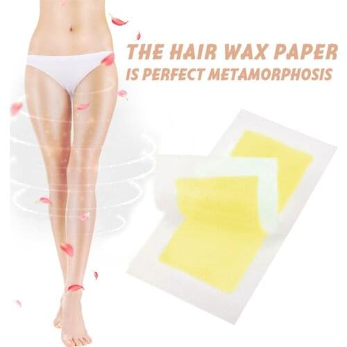 10x Hair Removal Wax Paper Face Armpit Legs Bikini Depilation Waxing Strips