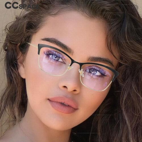 51097 For Ladies Anti Blue Light Optical Glasses Frames Spring Leg Cat Eye Women TR90 Fashion Computer Eyeglasses