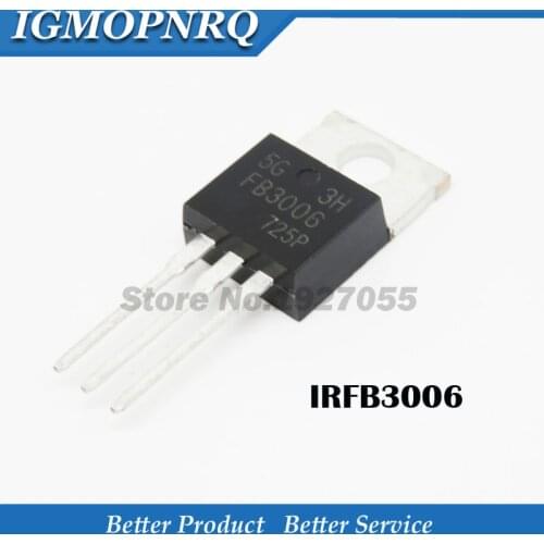 5PCS IRFB3006PBF TO-220 IRFB3006 TO220 60V 195A MOSFET N-channel logic level gate new