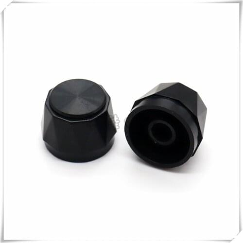 5 Pieces Plastic Flower Shaft Knob Diameter 21mm Height 16mm Potentiometer Encoder Knob Gear Shaped Inner Hole 6mm