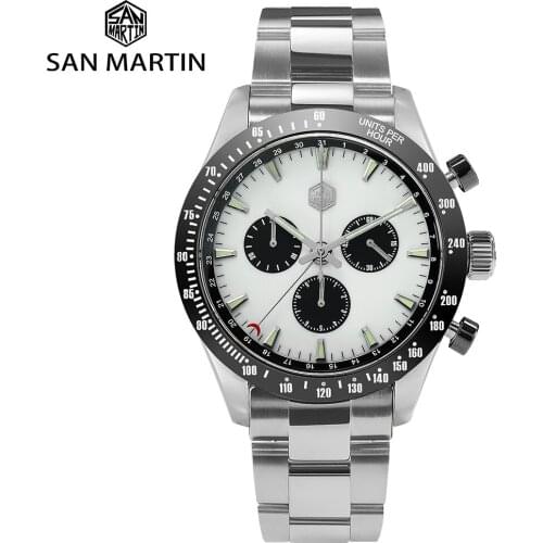 San Martin Mens Diver Watch Fashion Classic Swiss Ronda 5040F Quartz Sapphire Crystal Automatic Mechanical Luminous Watches