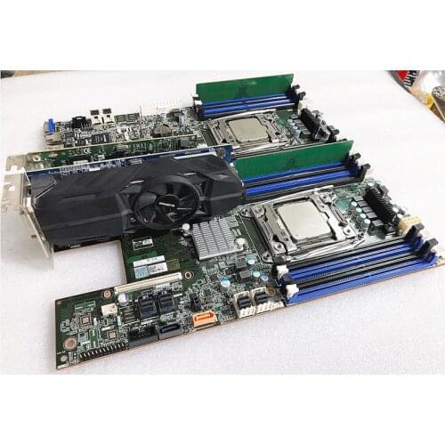 For New x99 dual motherboard e5-2678v3 virtual rendering game multi open design CPU package C612