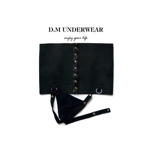 New style and hot sale D.M Waist Siamese Double Panties