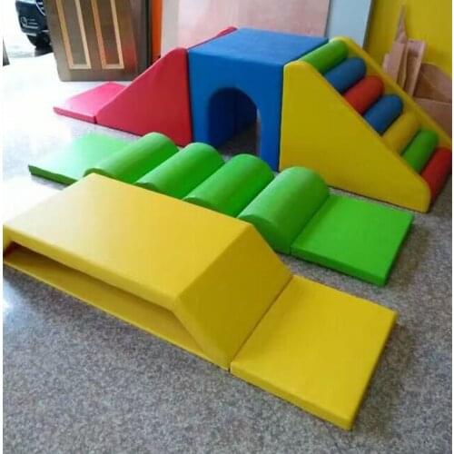 Customized soft toys for playground center kids software play set YLW-INA171038