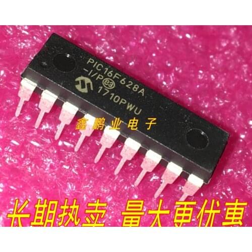 Xinyuan 1pcs/lot PIC16F628A-I/P DIP-18 PIC16F628AIP DIP PIC16F628A 16F628A DIP18 16F628A-I/P