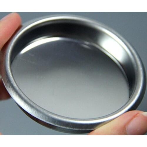 58mm Mini Metal Blind Filter Semi-automatic Ccoffee Machine Espresso Coffee Machine Backwash Cleaning Blind Bowl Coffee Tools