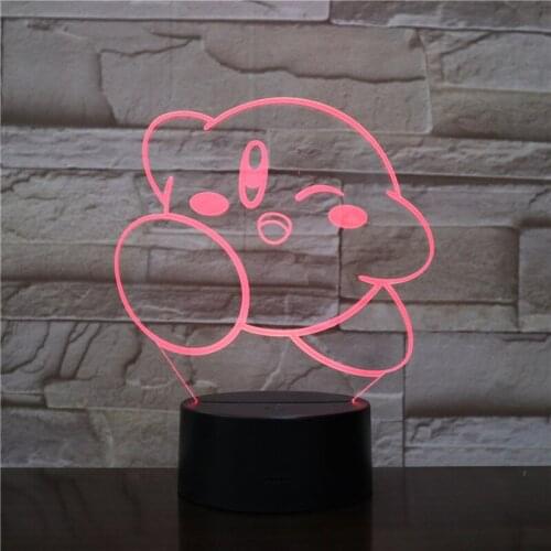 Cartoon Clouds Acrylic LED 3D Lamp 7 Color Change Remote Touch Switch USB Decor Night Light For Baby Sleeping Lighting 2418