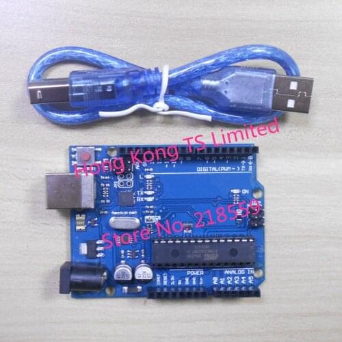 New UNOR3 Development Board ATmega16U2 USB Cable