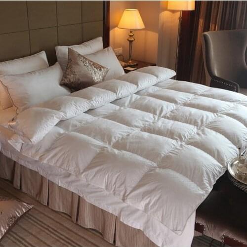 95 Goose Down Quilt White Hotel All Cotton Thickened Warm Winter Spring And Autumn Blanket On The Bed Comforters New Arrivals