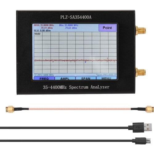Full Touching Screen Control Spectrum Network Analyzer Signal-Source Tracking-Source 35-4400mhz Amplitude Bandwidth Frequency
