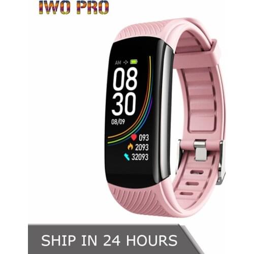 2021 New C6T Body Temperature Smart Bracelet Watch IP67 Waterproof Heart Rate Monitor Smartband Wristband Fitness Health Tracker