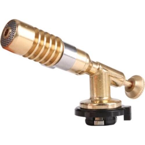 Welding Torch Portable Gas Torch Flame Gun High Temperature Brass Mapp Gas Turbo Torch Brazing Solder Propane Welding Plumbing