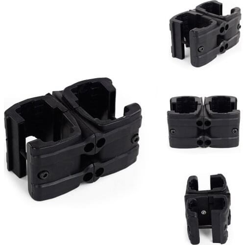 Tactical Gun Rifle Dual Magazine Coupler for MP7 Clip Connector Airsoft Military Mag Clamp Parallel Link Speed Loader