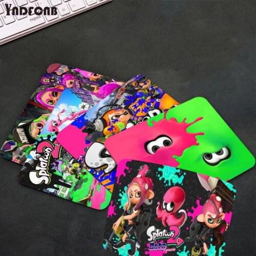 YNDFCNB New Designs Splatoon Unique Desktop Pad Game Mousepad Smooth Writing Pad Desktops Mate gaming mouse pad