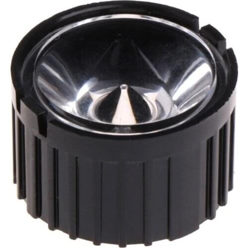 10 Pcs 5/15/30/45/60/90/120 Degree Lens Reflector Collimator w/ Holder For 1-5W LED