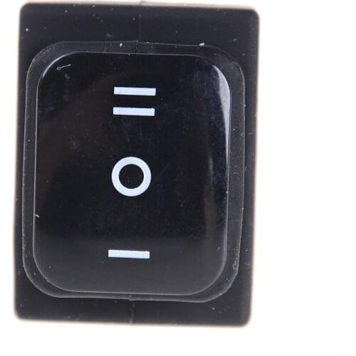 12V 6Pin DPDT Rocker Switch Waterproof Self Locking Rectangle Momentary Car Boat On-off-On Black