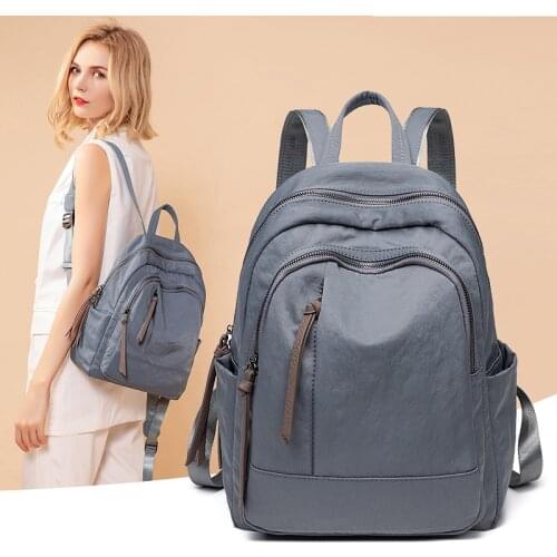 2021 Women Backpack Bag Time Contracted Lightweight Backpacking Anti-theft Backpack Back To School Cute Backpack Women Female