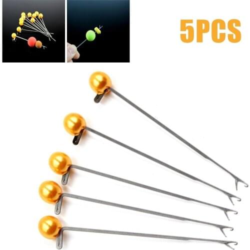 5Pcs Baiting Needles Carp Fishing Boilie Needles Lead Core Rigs Splicing Tools Perforation Of Hardened Bait Fishing Tools