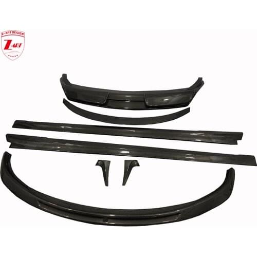 Z-ART Model 3 carbon fiber body kit for model 3 carbon fiber aerokit Model 3 R front lip +arti side skirts rear diffuser spoiler
