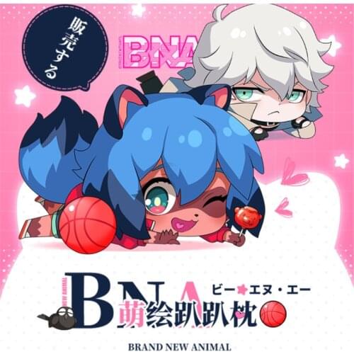 Anime BNA BRAND NEW ANIMAL Plush Pillow Doll Kagemori Michiru OGAMI SHIROU Cosplay Costume Kawaii Cartoon Props Accessories