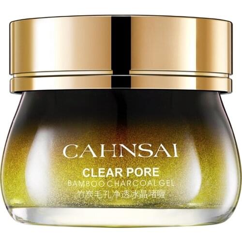 Bamboo Charcoal Pore Clear Gel Gentle Deep Cleansing Dirt Removal Moisturizing Brightening Repairing Delicate Smooth Refreshing