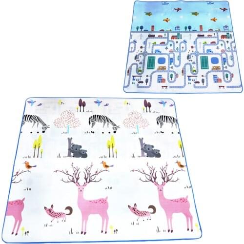 Childrens Mat EVA Pad Baby Play Mat 200X180CM Infant 0.5cm Thick Climbing Rug Waterproof Non-Toxic Soft Games Mats