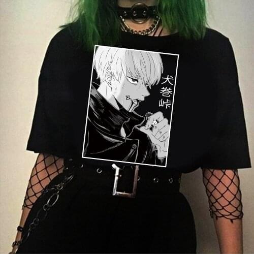 Jujutsu Kaisen Toge Inumaki Graphic T Shirt Men Women Harajuku Kawaii Summer Top T-shirt Unisex Tops