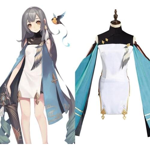 Game Masterwork Apocalypse You Ning Cosplay Costume Dress Outfits Halloween Carnival Suit