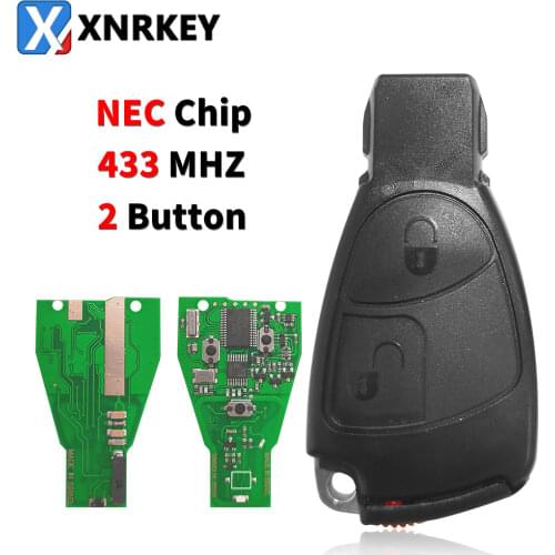 433MHZ FSK 2Button Remote Smart Key For Mercedes Benz B C E ML S CLK CL