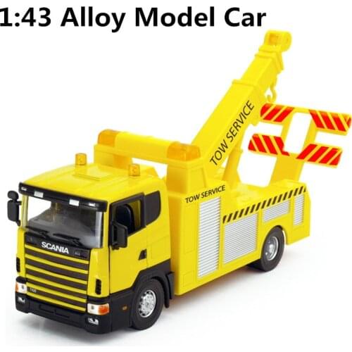 1:43 alloy construction vehicles, trailers high simulation model, childrens educational toy car, free shipping