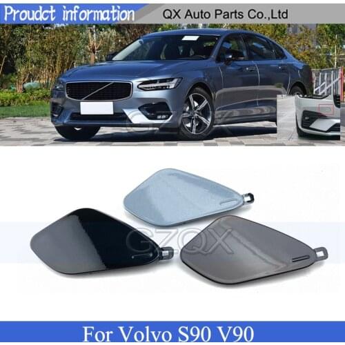CAPQX Front Bumper Trailer Cover For Volvo S90 V90 Tow Bracket Cover Bumper Tow Hook Cover Cap