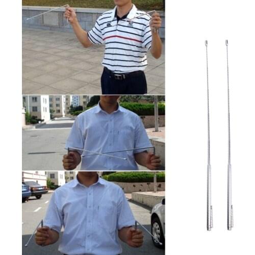 Copper Ghost Hunting Dowsing Divining Rods Detector Water Witching Lost Objects J6PC