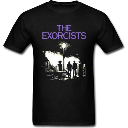 Villain The Exorcists Men Tshirt Autumn Male Tops & Tees Great Anime Print Casual T Shirt For Student Custom Shirts Cotton