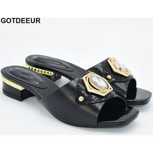 Latest Design Sweet Style for Royal Wedding Party Slingbacks Sandals Heeled Elegant Sexy Square Toe Sandals Pumps New