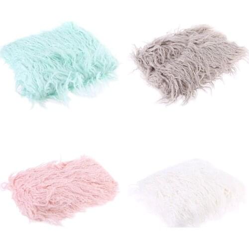 Baby Photo Props Newborn Photography Blanket Swaddle Wrap Infant Outfits Mat Rug for Boys Girls Decor