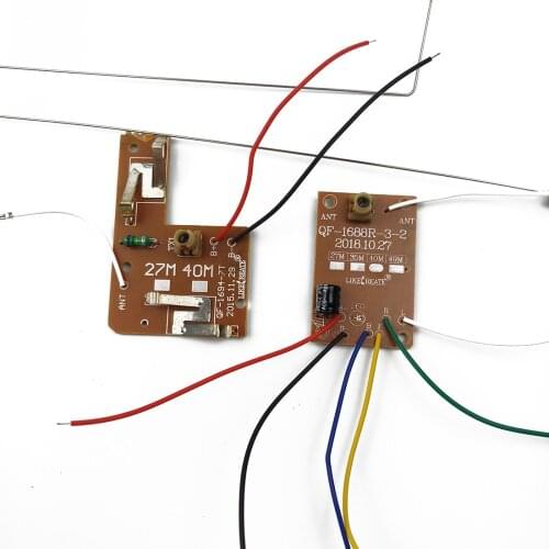 4CH 40MHZ Remote Transmitter & Receiver Board with Antenna For DIY RC Car Vehicle Robot Truck Boat Remote Control Toy Accessory