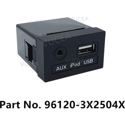 AUX & USB Jack Assy Genuice Part For Elantra 2015 961203X250 new AVANTE OEM AUX iPod USB 2.0 1.8 MD 961203X2504X 96120-3X250