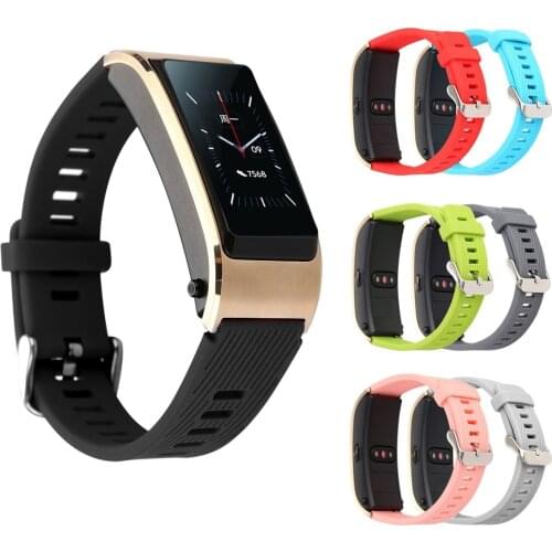 TPU Wrist Band Bracelet Strap for Huawei TalkBand B5 Sports Smart Watch 7 Colors Replacement Watchband Straps For Huawei Watch