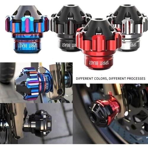 Spirit Beast L4 Motorcycle Axle Cover Cap Front Shock Absorber Cup Drop Front Fork Resistance Cup For Honda Yamaha Kawasaki