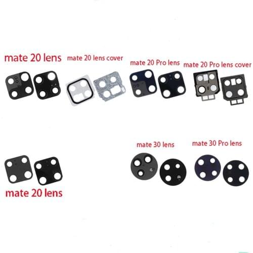 Back Rear Camera Lens Glass Cover Frame For Huawei Mate 20 Mate 20 Pro Mate 20X Mate 30 Mate 30 Pro