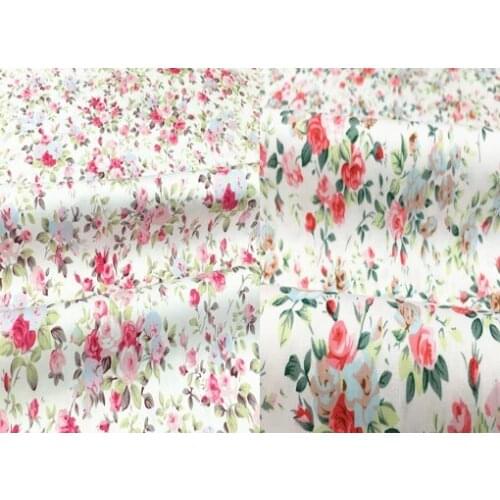ZY DIY magnificent Petals & Flower cotton fabric METER yard Quilting Baby Bedding Tilda Cloth Patchwork fabric for sewing