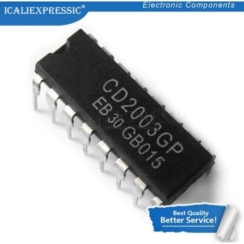10PCS CD2003GP DIP16 CD2003 DIP 2003GP DIP-16 new and original IC