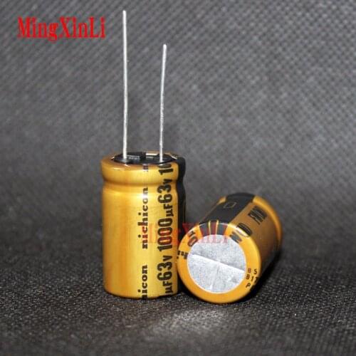 5pcs Nichicon FW Series Electrolytic Capacitors Hi-Fi Audio 470uF/1000uf/2200UF 63V Electrolytic capacitor