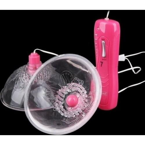 7 Speed Vibration Nipple Stimulator Nipple Sucker Cup Female Breast Enlargement Nipple Vibrator Adult Product Sex Toys For Women