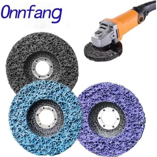 125mm Poly Strip Disc Abrasive Wheel Paint Rust Remover Clean Grinding Wheels for Durable Angle Grinder Car Truck Motorcycles