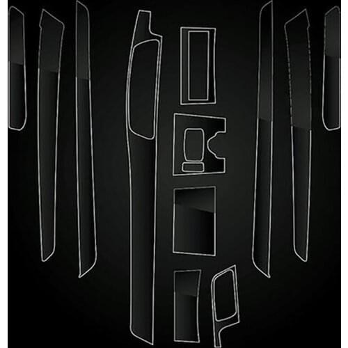 Car-Styling New Car Interior Trim Dashboard Clear Paint Protective Film Stickers for Mercedes-Benz E200L E300L 2014-19