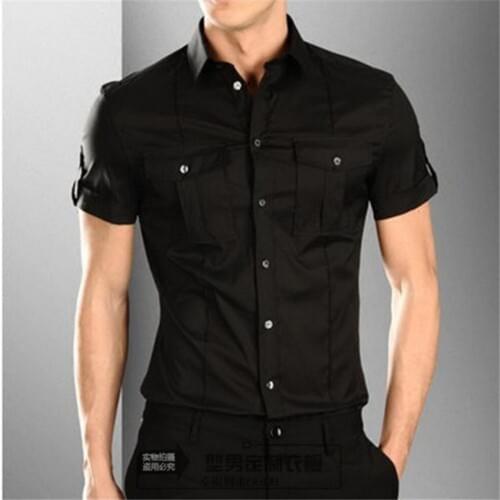 BADUN QISHI Men's Short Sleeve Shirts