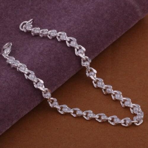 H365 free shipping silver plated bracelet, silver plated fashion jewelry /ajaajaha bvkakmra