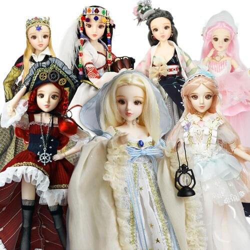 DBS bjd 1/6 MMgirl Tarot Doll With Outfit Elegant Dress Shoes Hat Makeup 30cm fashion SD girl Gift toy